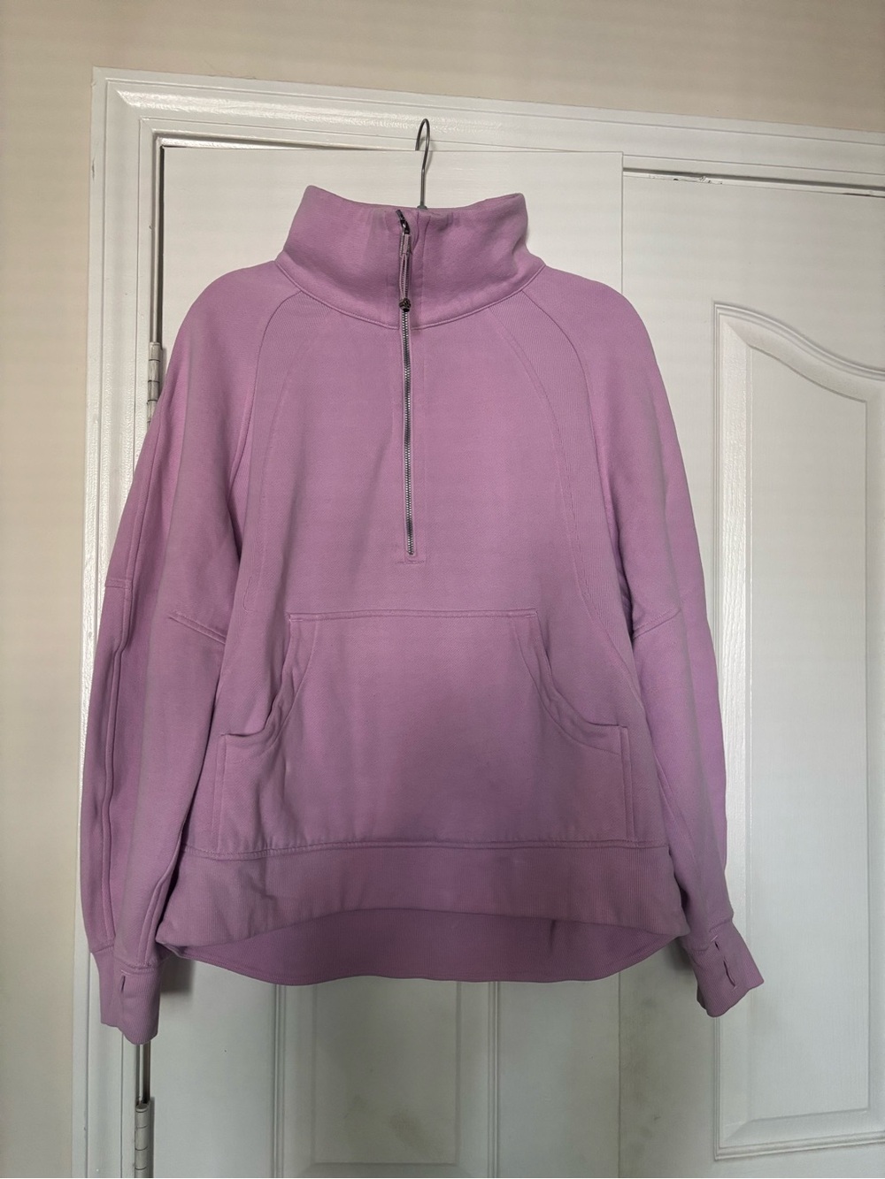 Lululemon Pink Scuba Evolve - Oversized Half Zip